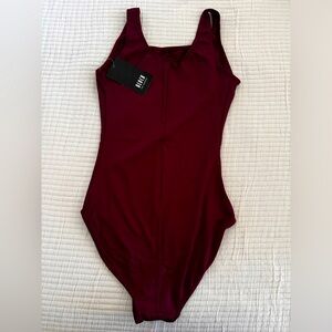 NWT Bloch Ballet Leotard Burgundy